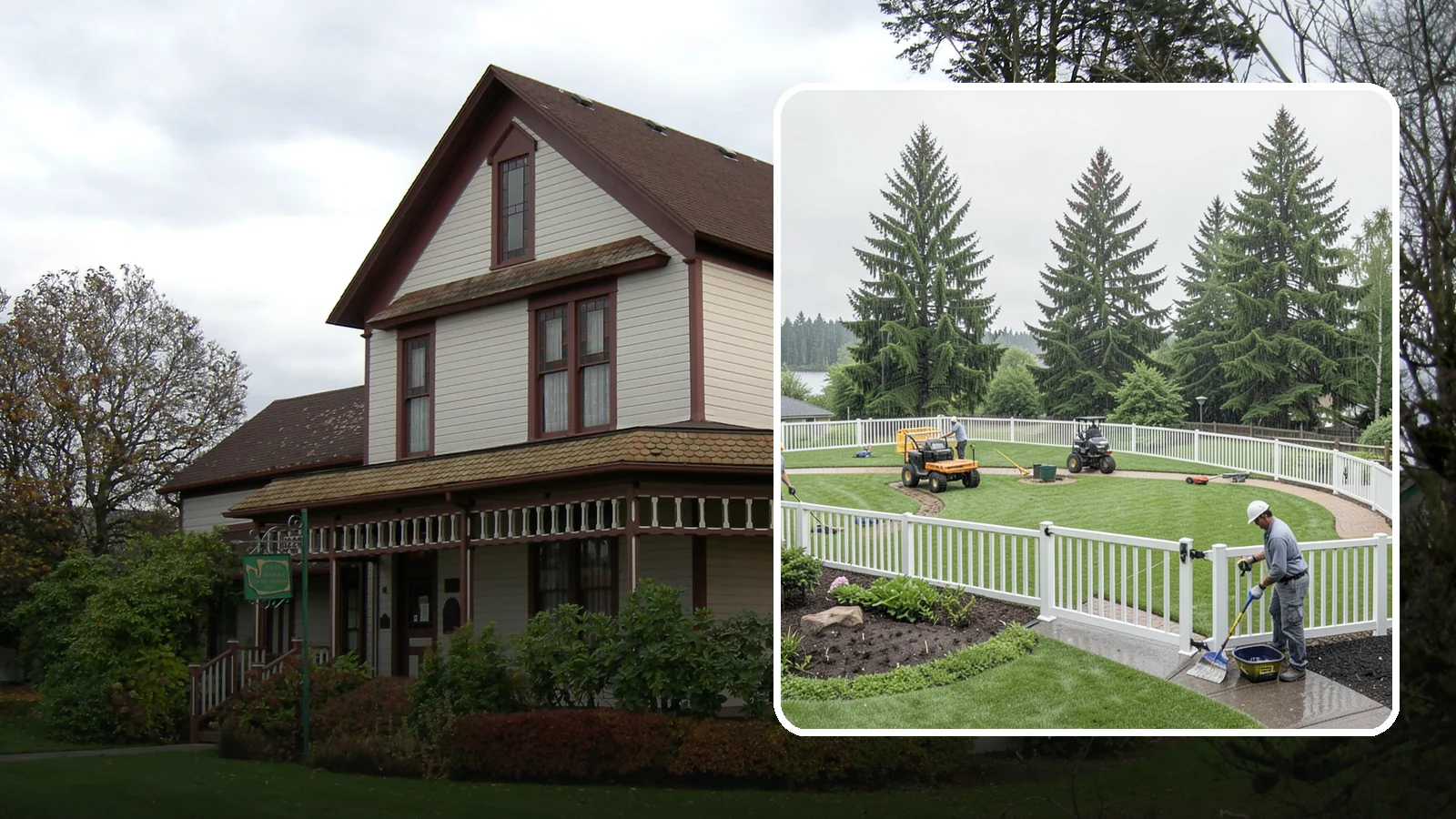 Vinyl Fence Installation in Sumner, Pierce County, WA - We install low-maintenance vinyl fencing that shrugs off Northwest rain, moss, and moisture without rotting or peeling.