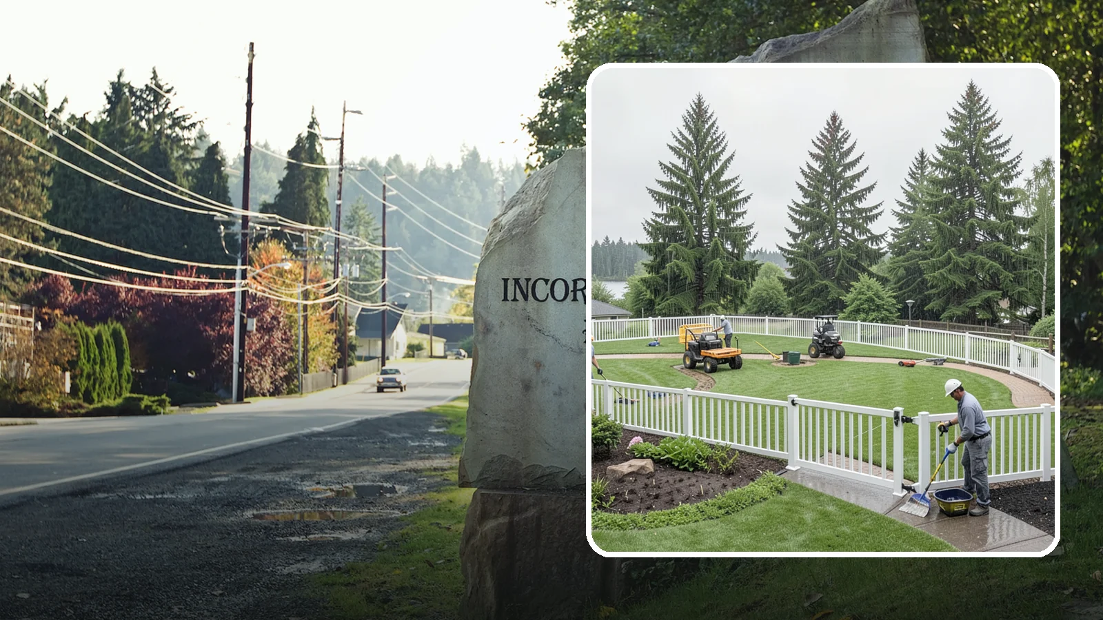 Vinyl Fence Installation in Wilkeson, Pierce County, WA - We install low-maintenance vinyl fencing that shrugs off Northwest rain, moss, and moisture without rotting or peeling.