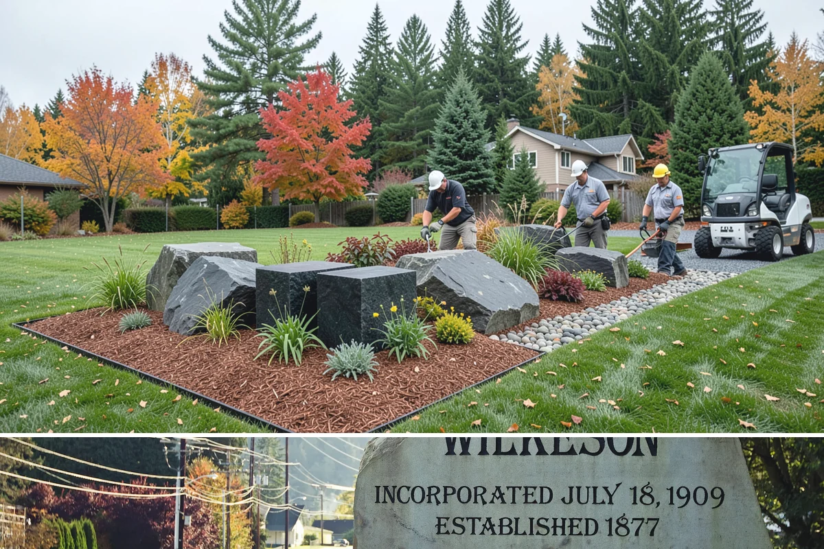 Vinyl Fence Installation in Wilkeson, Pierce County, WA - Vinyl can be installed year-round, though we prefer milder, drier stretches so post footings cure fully before backfill.