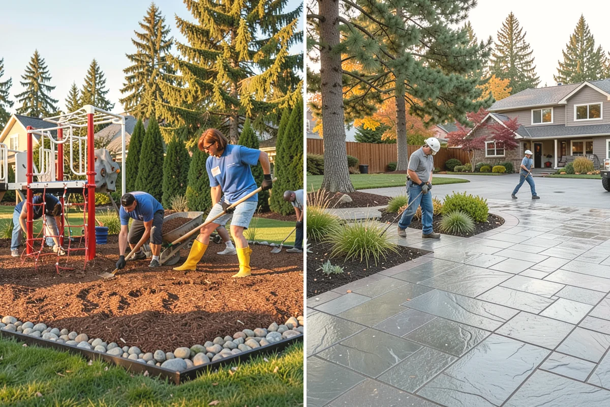 Walkway Installation in Anacortes, Skagit County, WA - Lay out the path and width