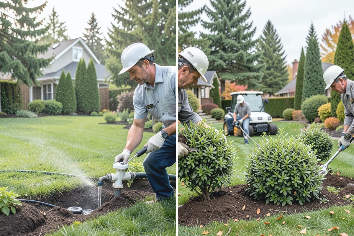Walkway Installation in Beaux Arts Village, King County, WA - Lay out the path and width