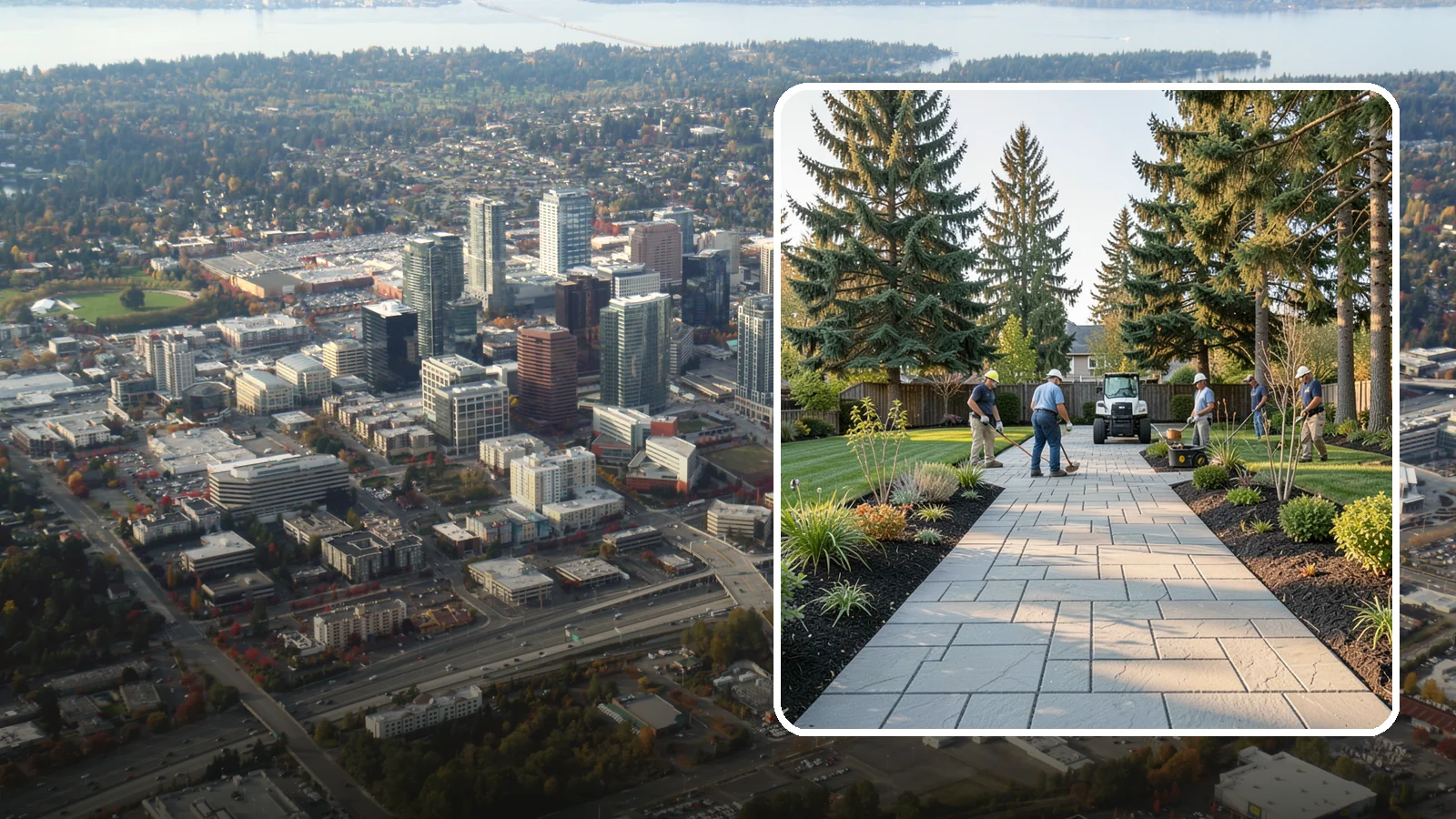 Walkway Installation in Bellevue, King County, WA - Durable paver and stone walkways that connect your spaces with safe, attractive, low-maintenance paths.