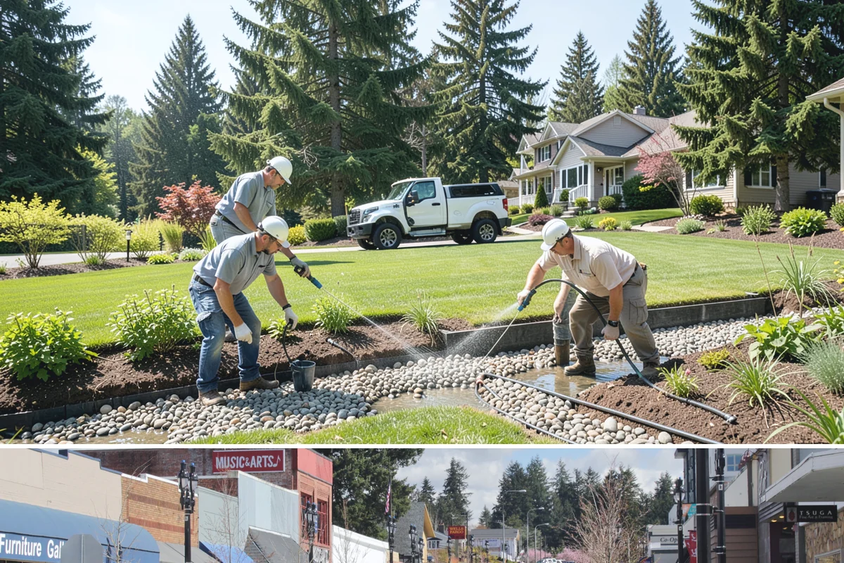 Walkway Installation in Bothell, King County, WA - Best installed spring through fall.