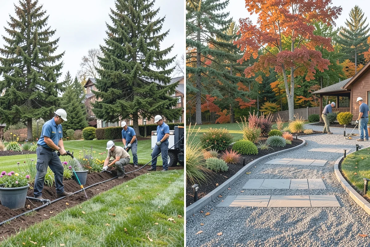 Walkway Installation in Buckley, Pierce County, WA - Lay out the path and width