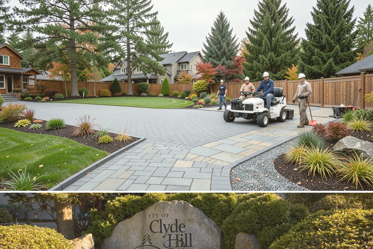 Walkway Installation in Clyde Hill, King County, WA - Best installed spring through fall.