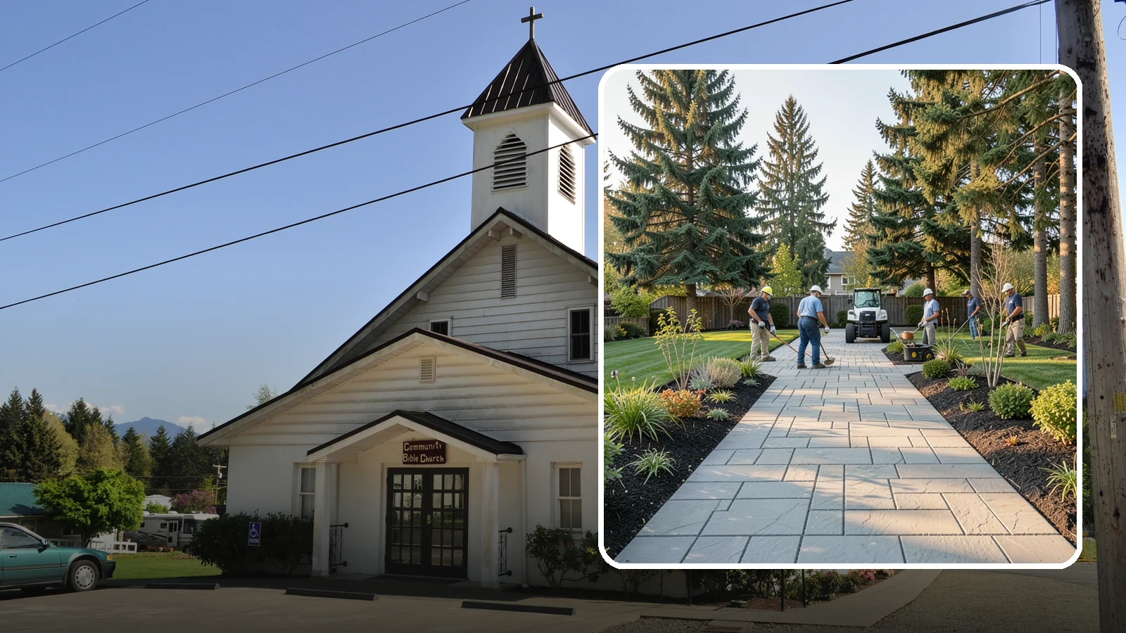 Walkway Installation in Concrete, Skagit County, WA - Durable paver and stone walkways that connect your spaces with safe, attractive, low-maintenance paths.