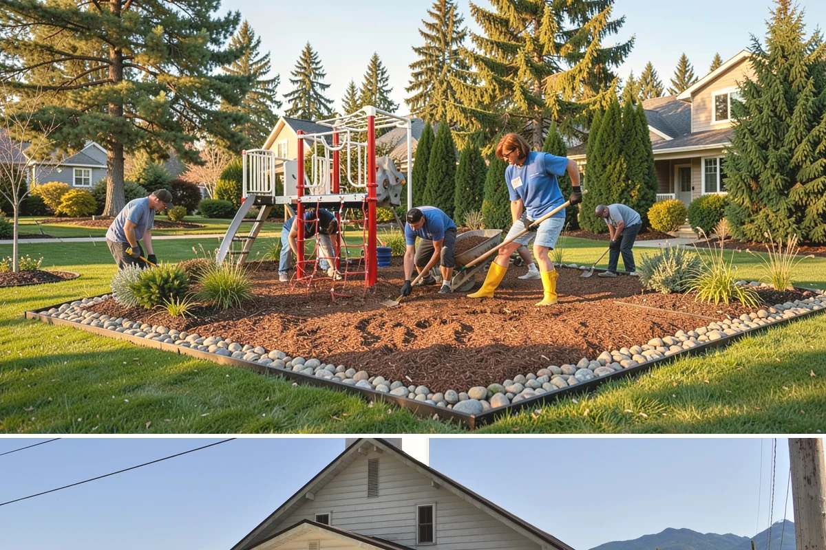 Walkway Installation in Concrete, Skagit County, WA - Best installed spring through fall.