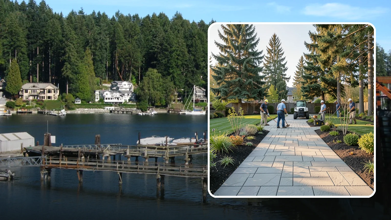 Walkway Installation in Gig Harbor, Pierce County, WA - Durable paver and stone walkways that connect your spaces with safe, attractive, low-maintenance paths.