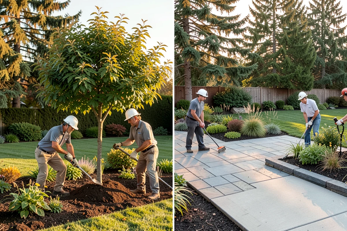 Walkway Installation in Gig Harbor, Pierce County, WA - Lay out the path and width