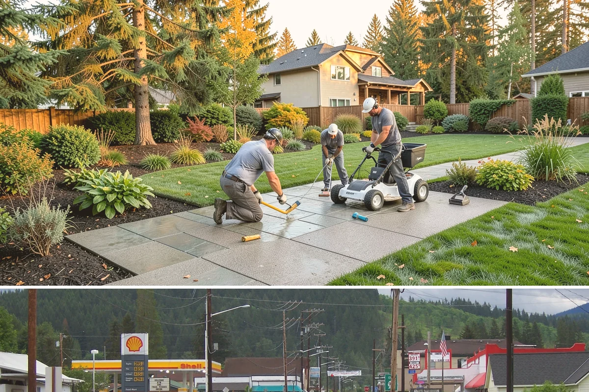 Walkway Installation in Granite Falls, Snohomish County, WA - Best installed spring through fall.