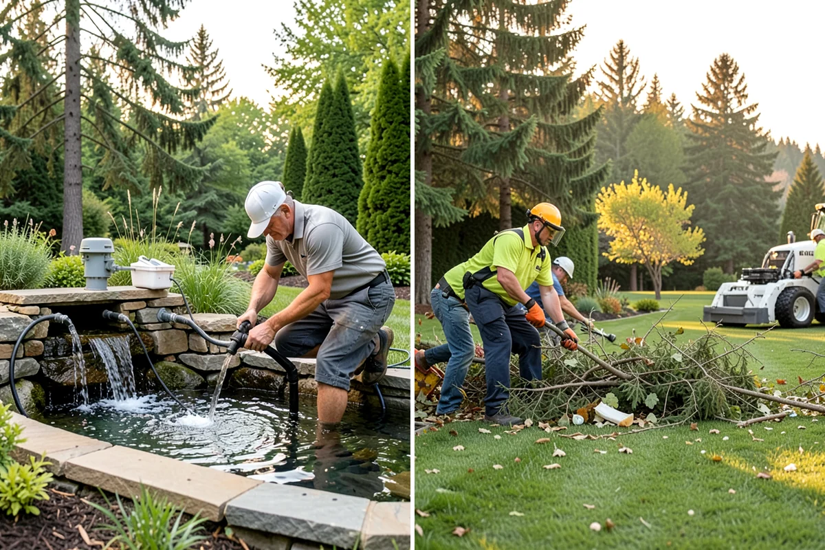 Walkway Installation in Hunts Point, King County, WA - Lay out the path and width