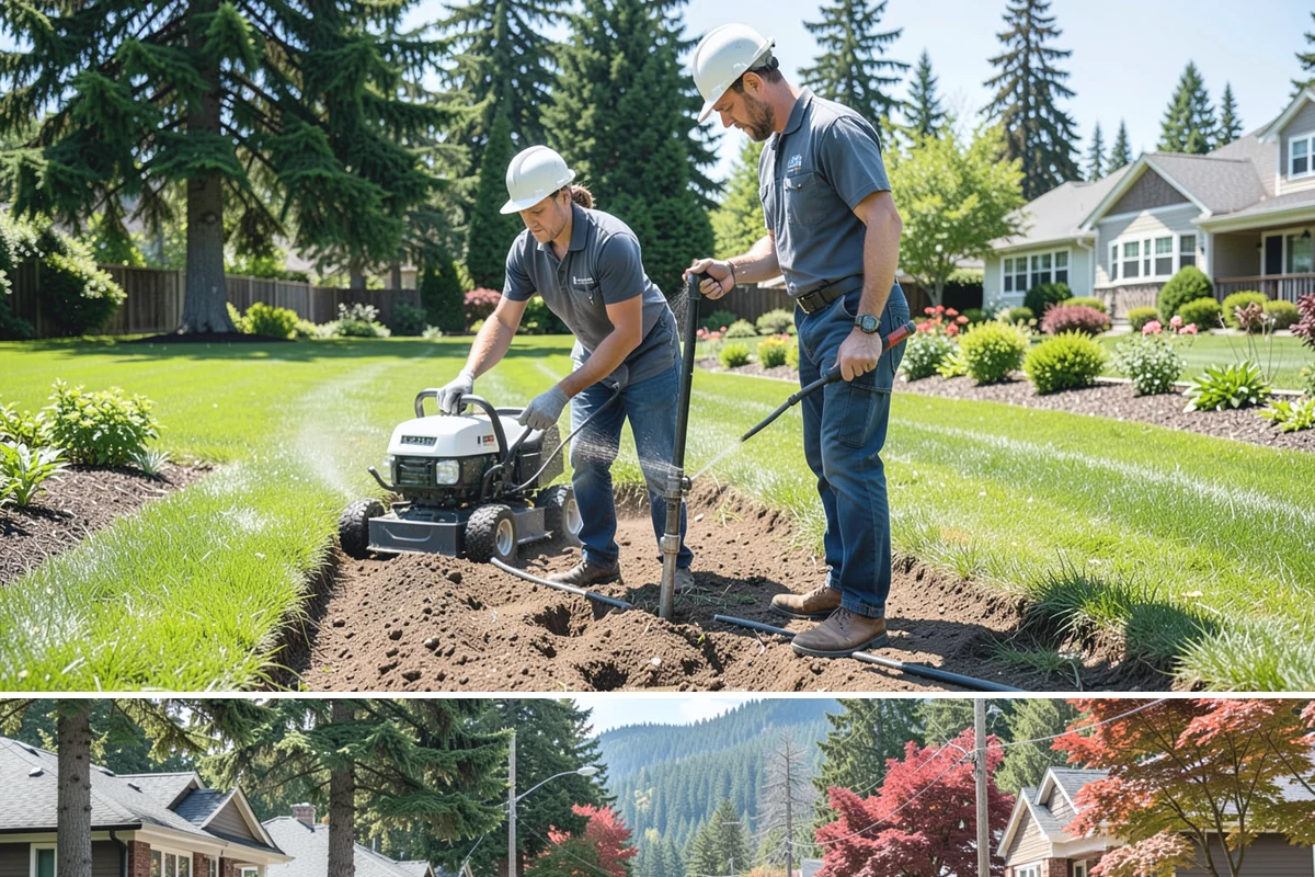 Walkway Installation in Hunts Point, King County, WA - Best installed spring through fall.