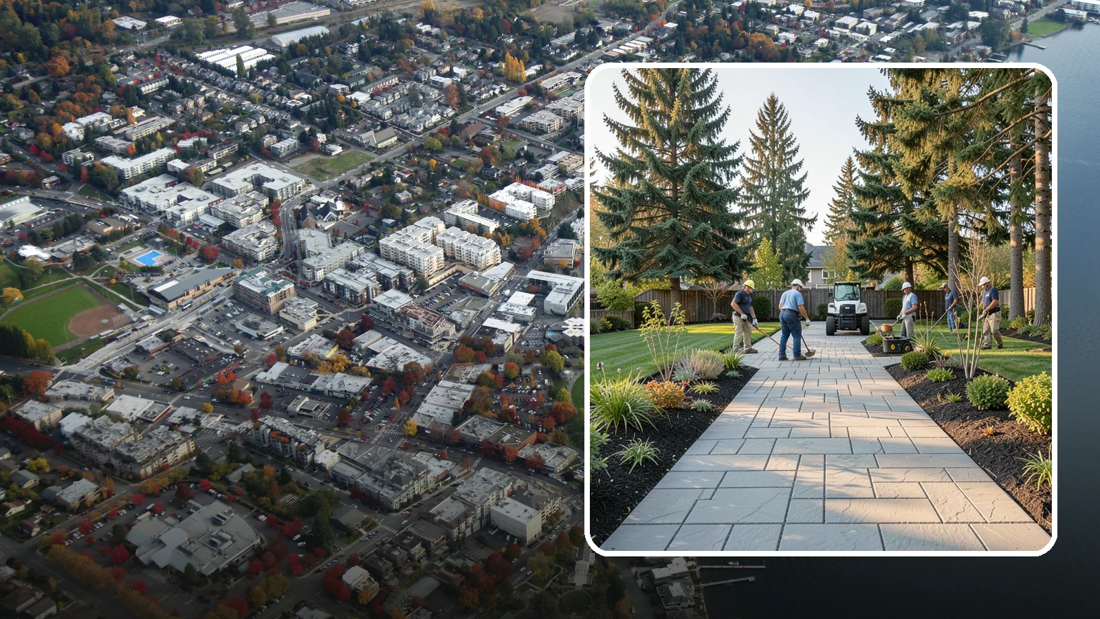 Walkway Installation in Kirkland, King County, WA - Durable paver and stone walkways that connect your spaces with safe, attractive, low-maintenance paths.