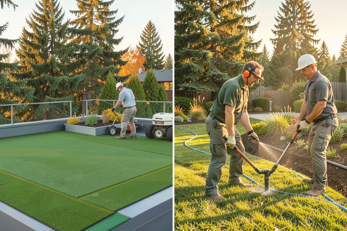 Walkway Installation in Kirkland, King County, WA - Lay out the path and width