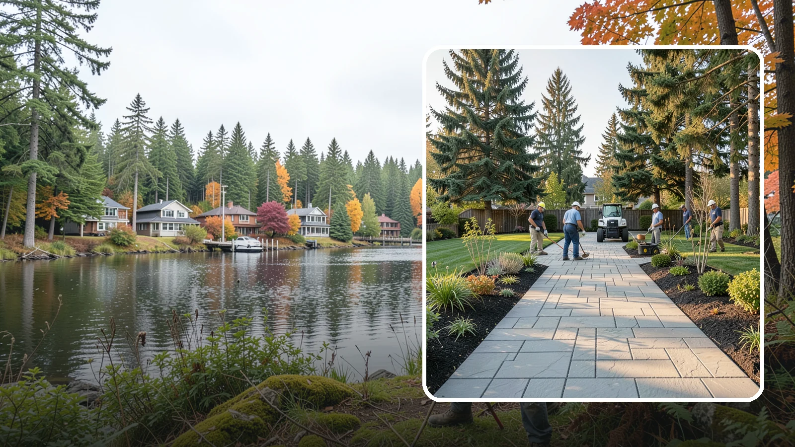 Walkway Installation in La Conner, Skagit County, WA - Durable paver and stone walkways that connect your spaces with safe, attractive, low-maintenance paths.