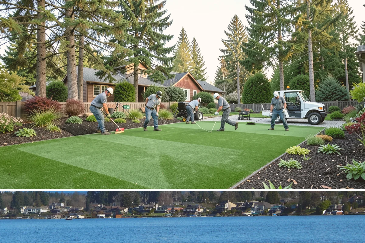 Walkway Installation in Lake Stevens, Snohomish County, WA - Best installed spring through fall.