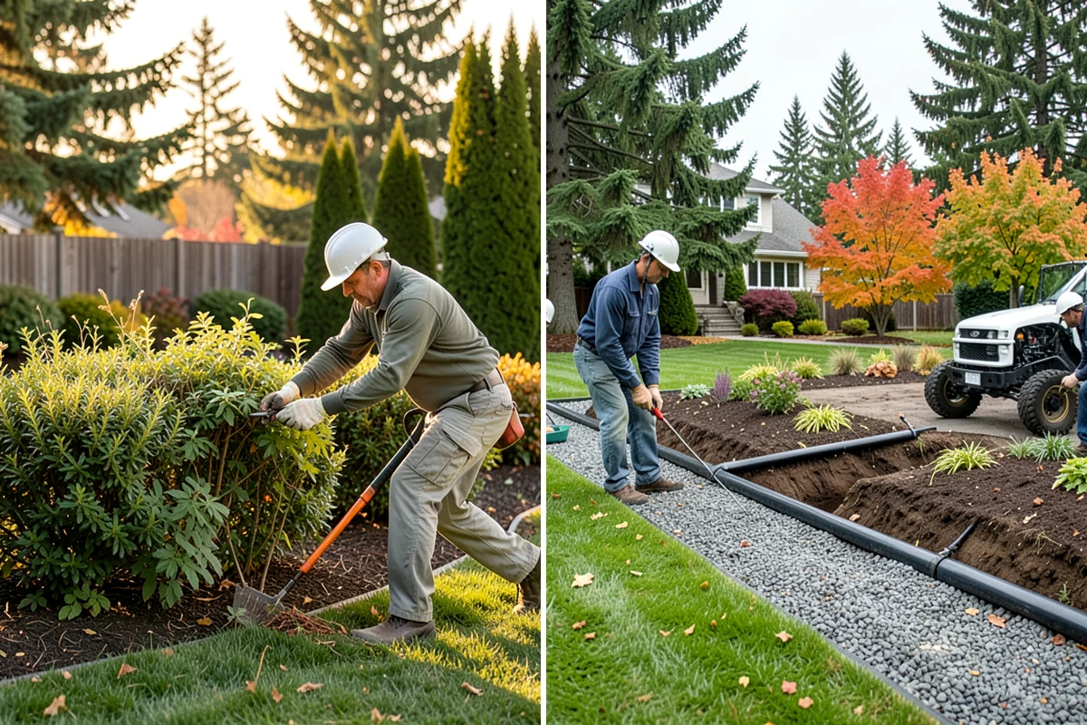 Walkway Installation in Lakewood, Pierce County, WA - Lay out the path and width
