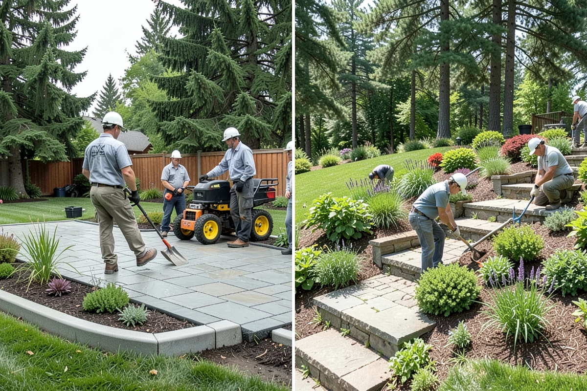 Walkway Installation in Maple Valley, King County, WA - Lay out the path and width