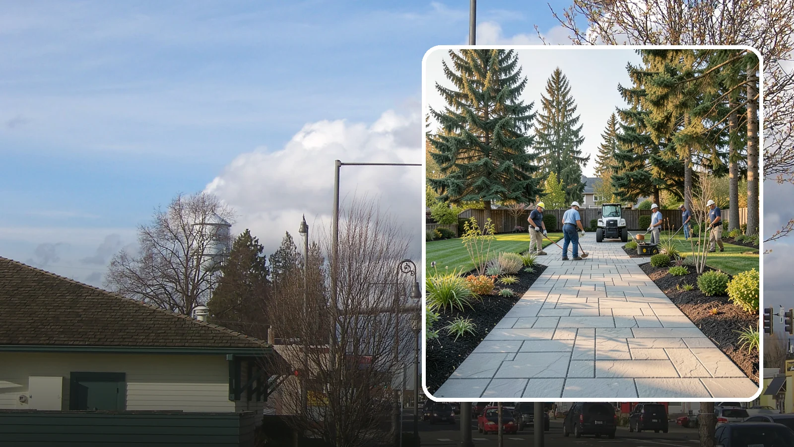 Walkway Installation in Marysville, Snohomish County, WA - Durable paver and stone walkways that connect your spaces with safe, attractive, low-maintenance paths.