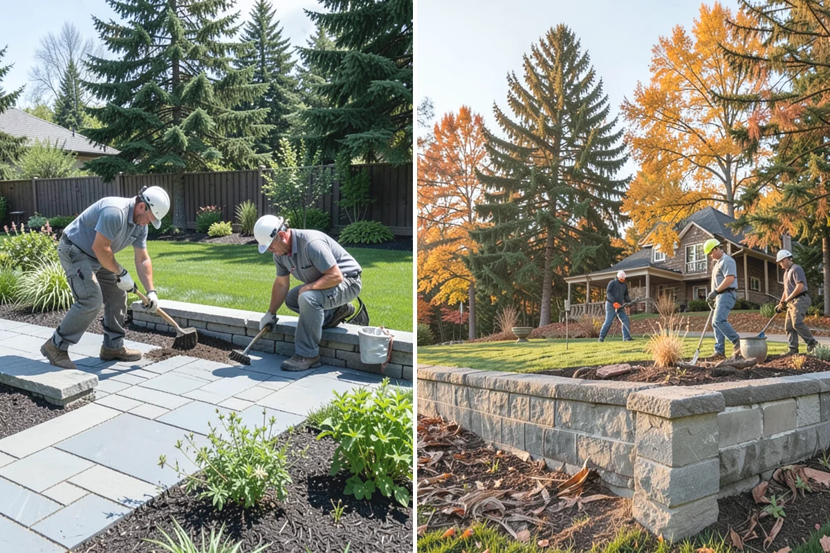 Walkway Installation in Marysville, Snohomish County, WA - Lay out the path and width