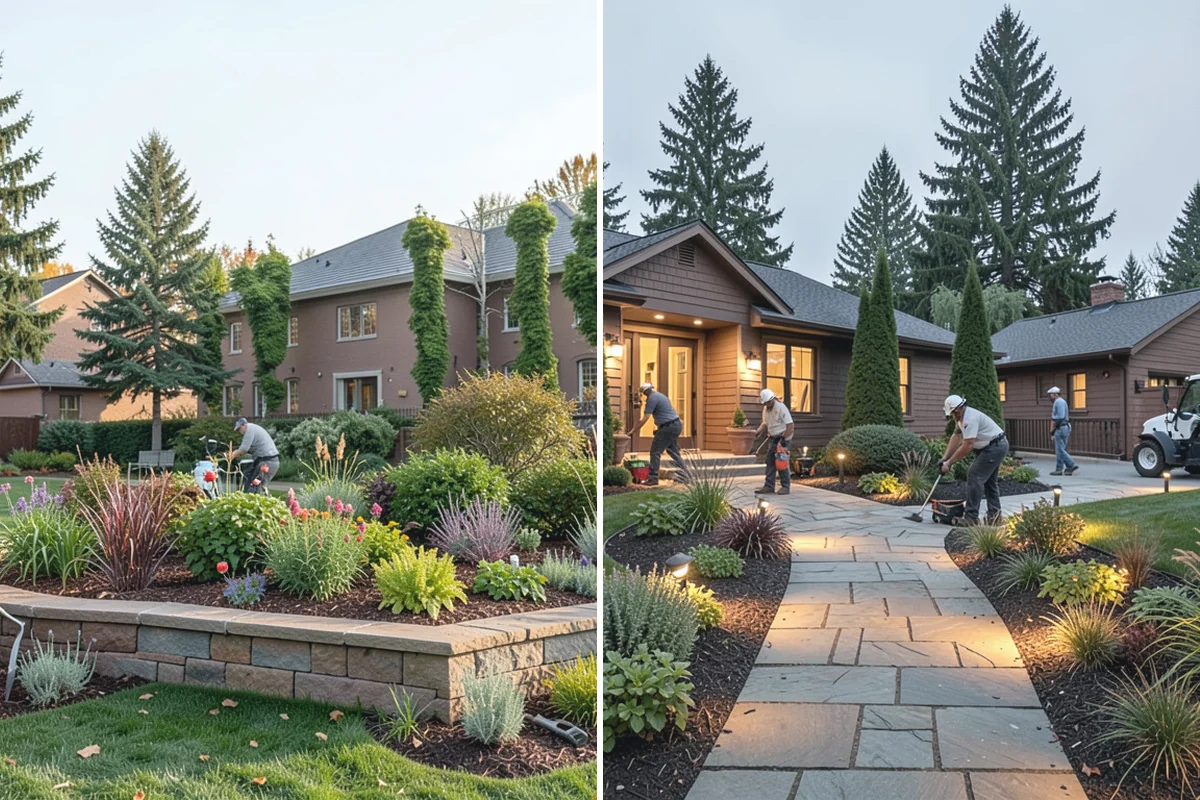 Walkway Installation in Medina, King County, WA - Lay out the path and width