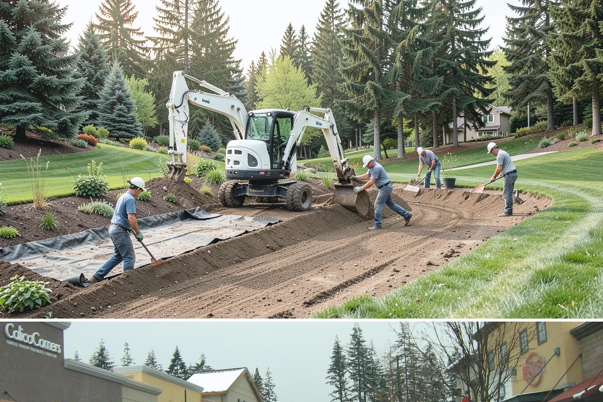 Walkway Installation in Mill Creek, Snohomish County, WA - Best installed spring through fall.