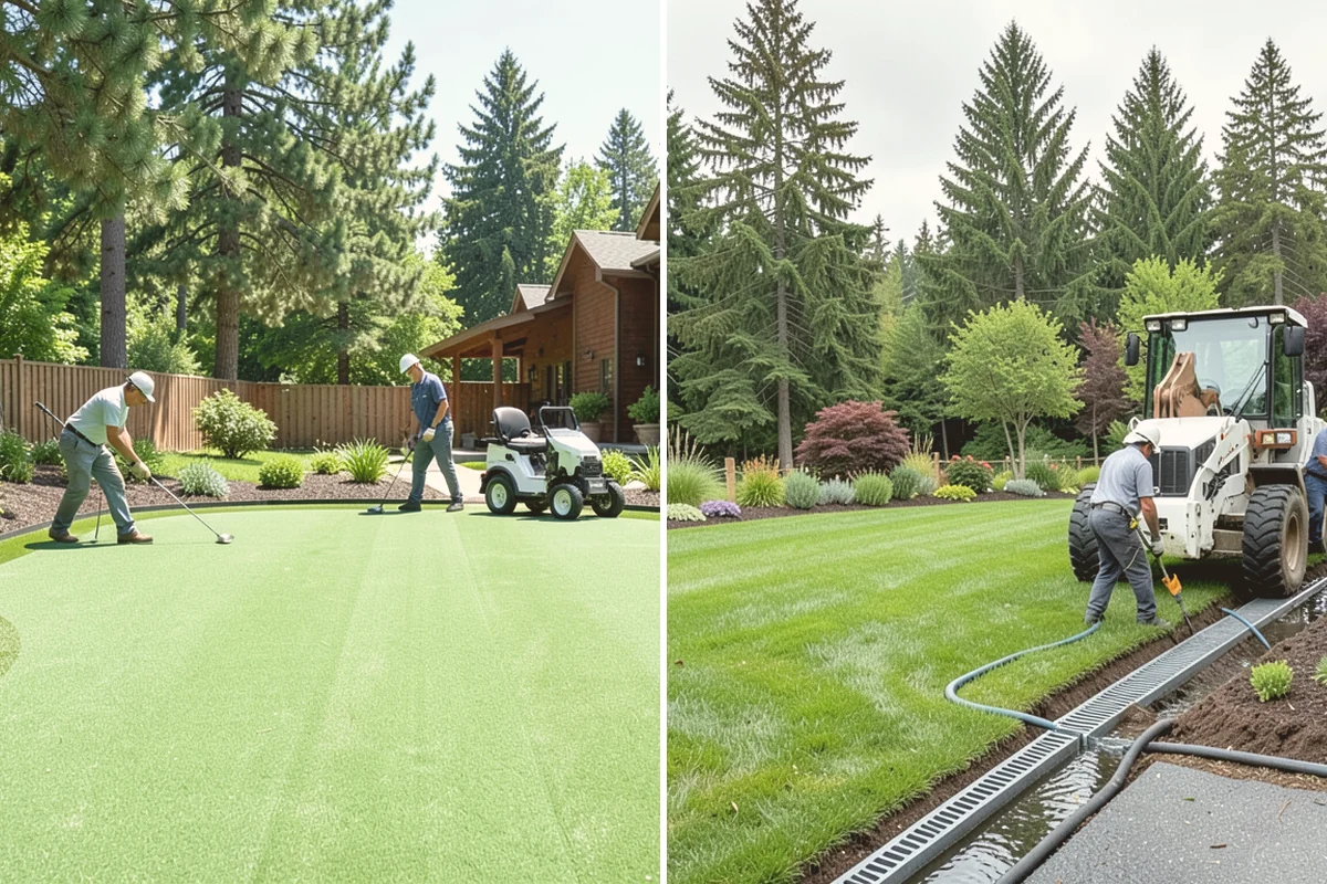 Walkway Installation in Milton, King County, WA - Lay out the path and width