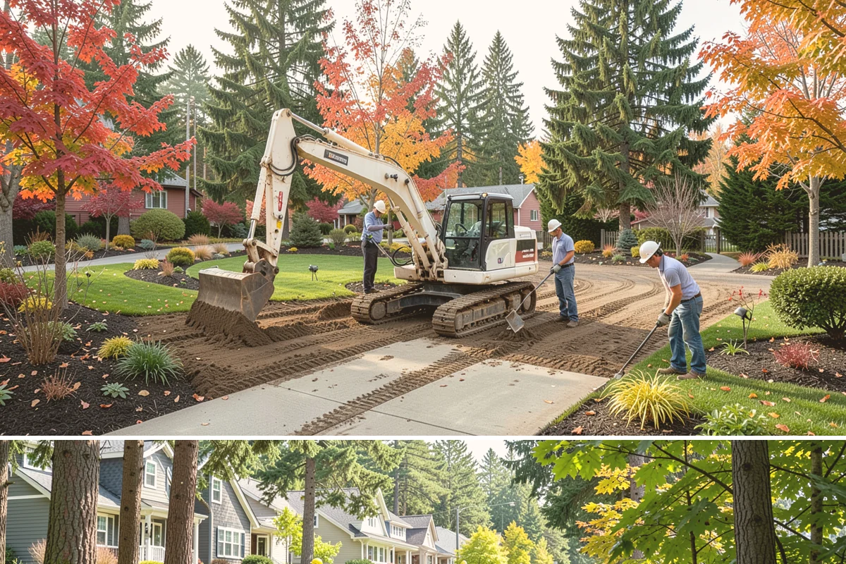 Walkway Installation in Normandy Park, King County, WA - Best installed spring through fall.