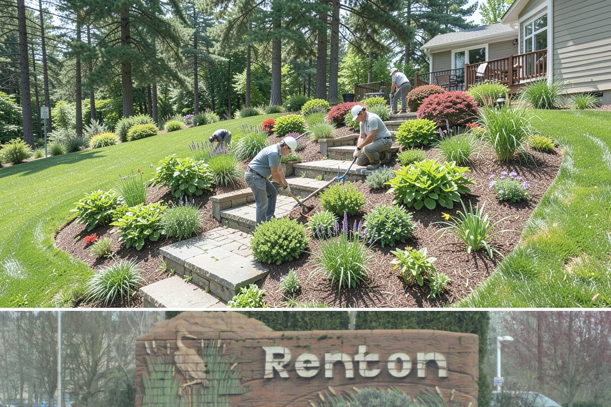 Walkway Installation in Renton, King County, WA - Best installed spring through fall.