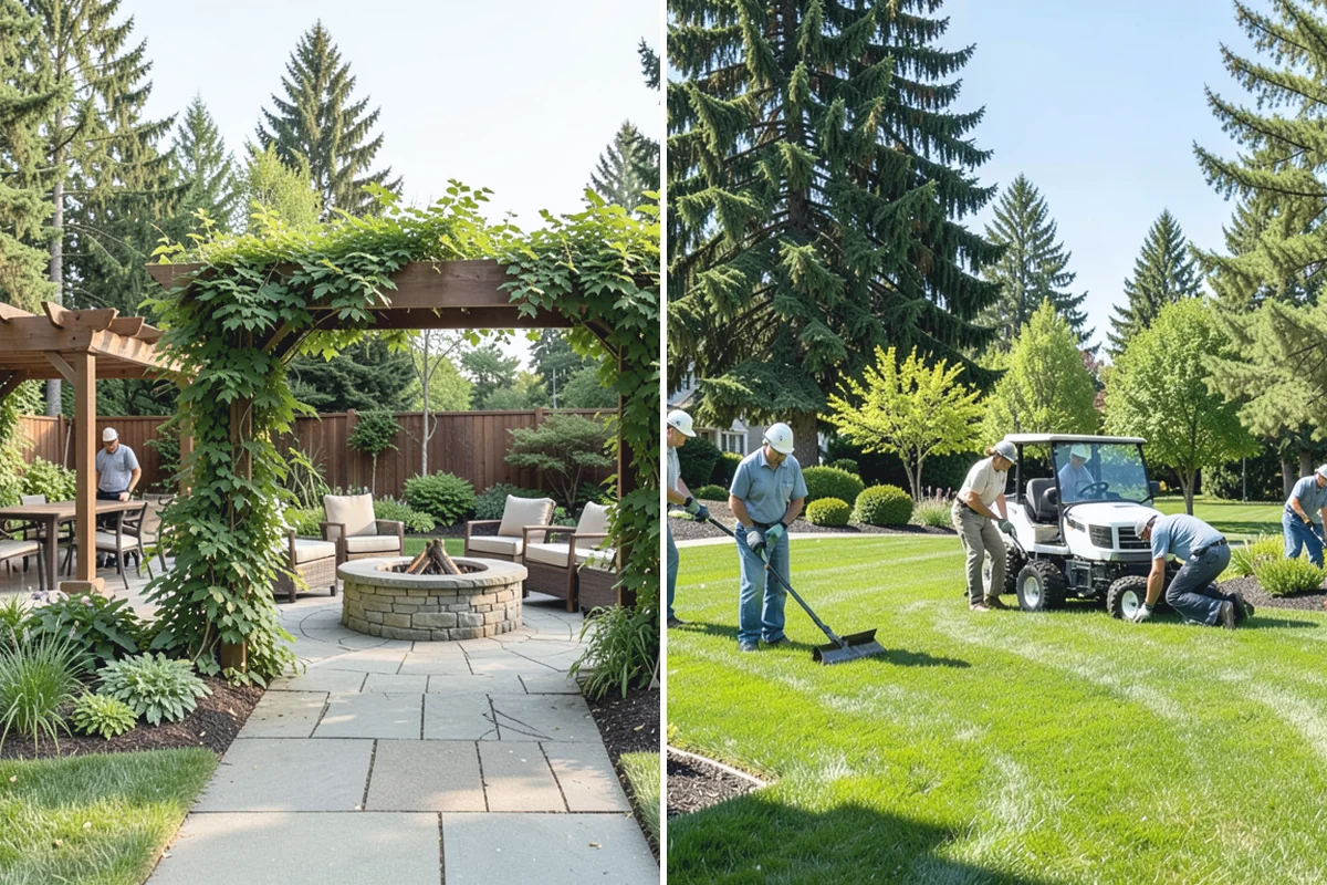 Walkway Installation in Roy, Pierce County, WA - Lay out the path and width