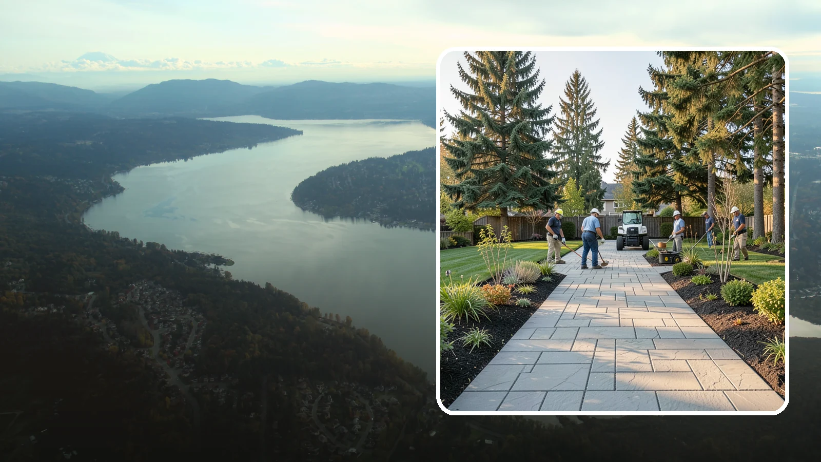 Walkway Installation in Sammamish, King County, WA - Durable paver and stone walkways that connect your spaces with safe, attractive, low-maintenance paths.