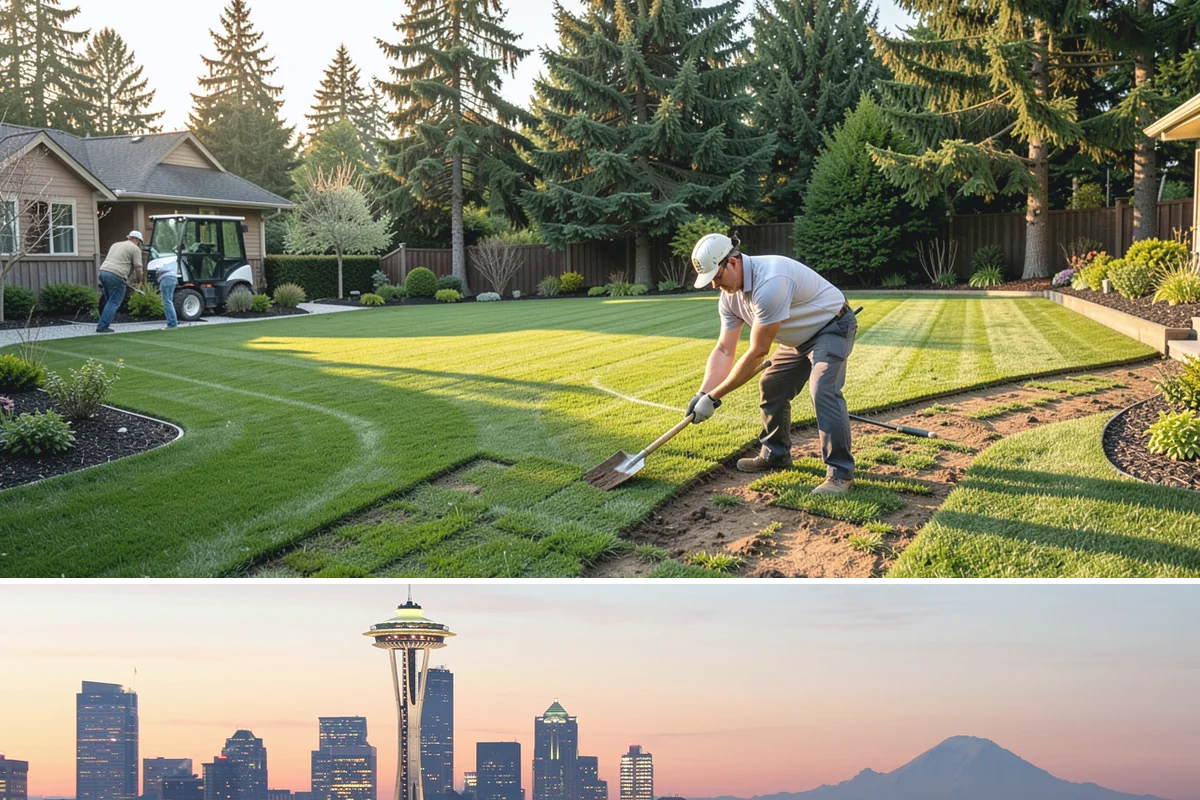 Walkway Installation in Seattle, King County, WA - Best installed spring through fall.