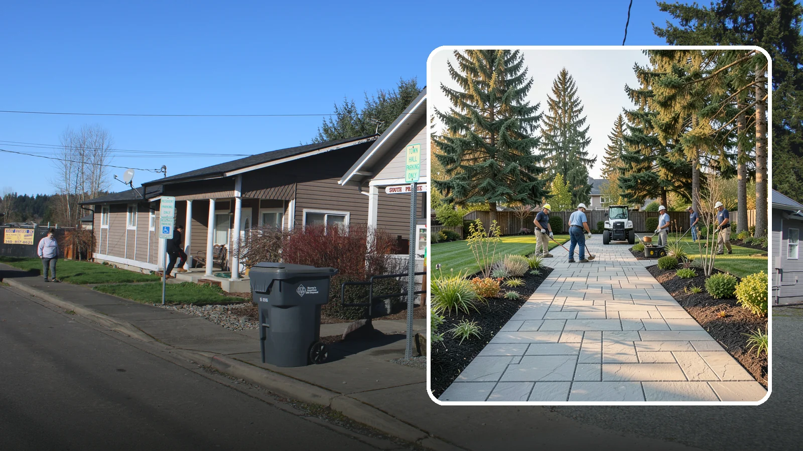 Walkway Installation in South Prairie, Pierce County, WA - Durable paver and stone walkways that connect your spaces with safe, attractive, low-maintenance paths.