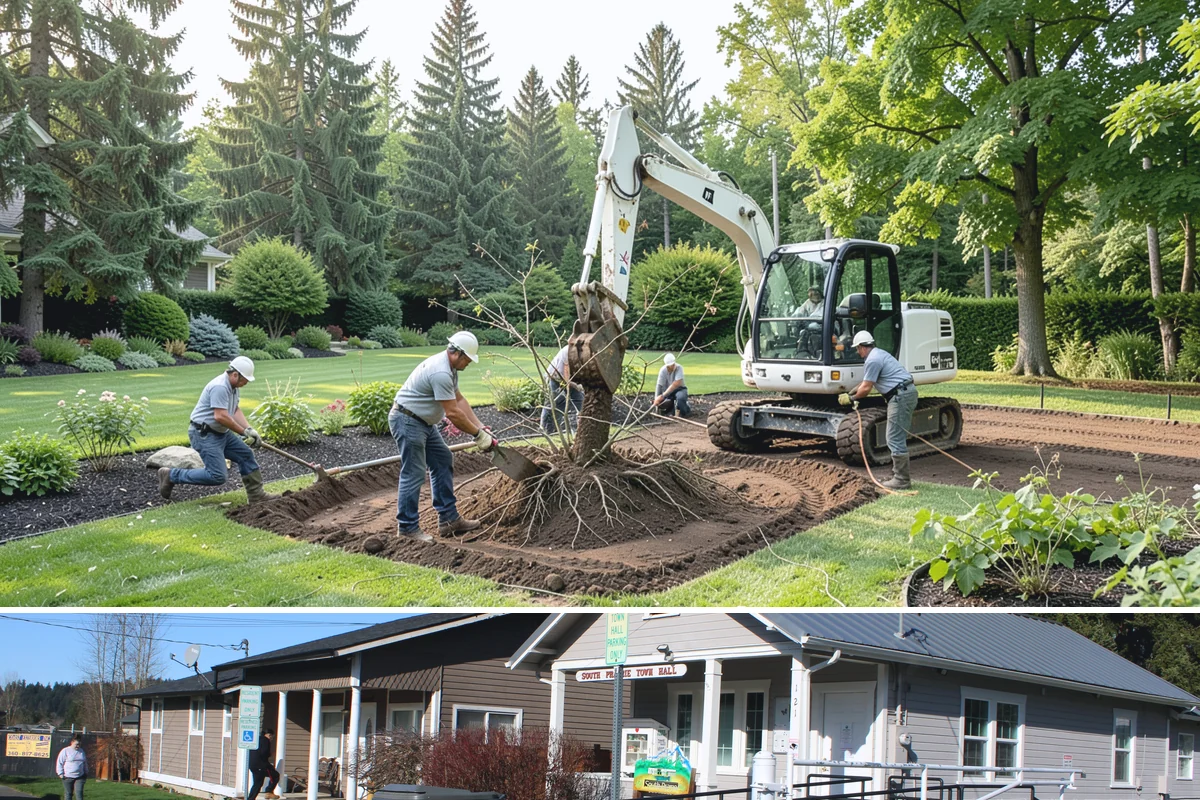 Walkway Installation in South Prairie, Pierce County, WA - Best installed spring through fall.