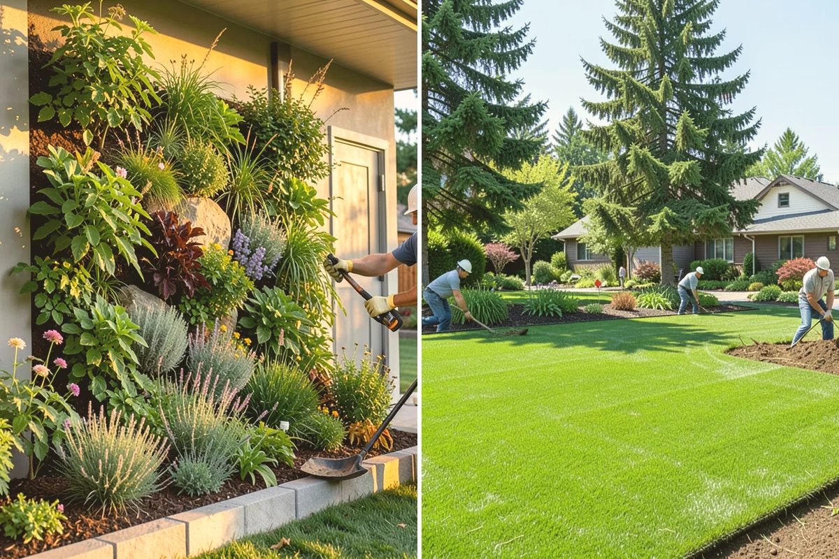 Walkway Installation in Stanwood, Snohomish County, WA - Lay out the path and width