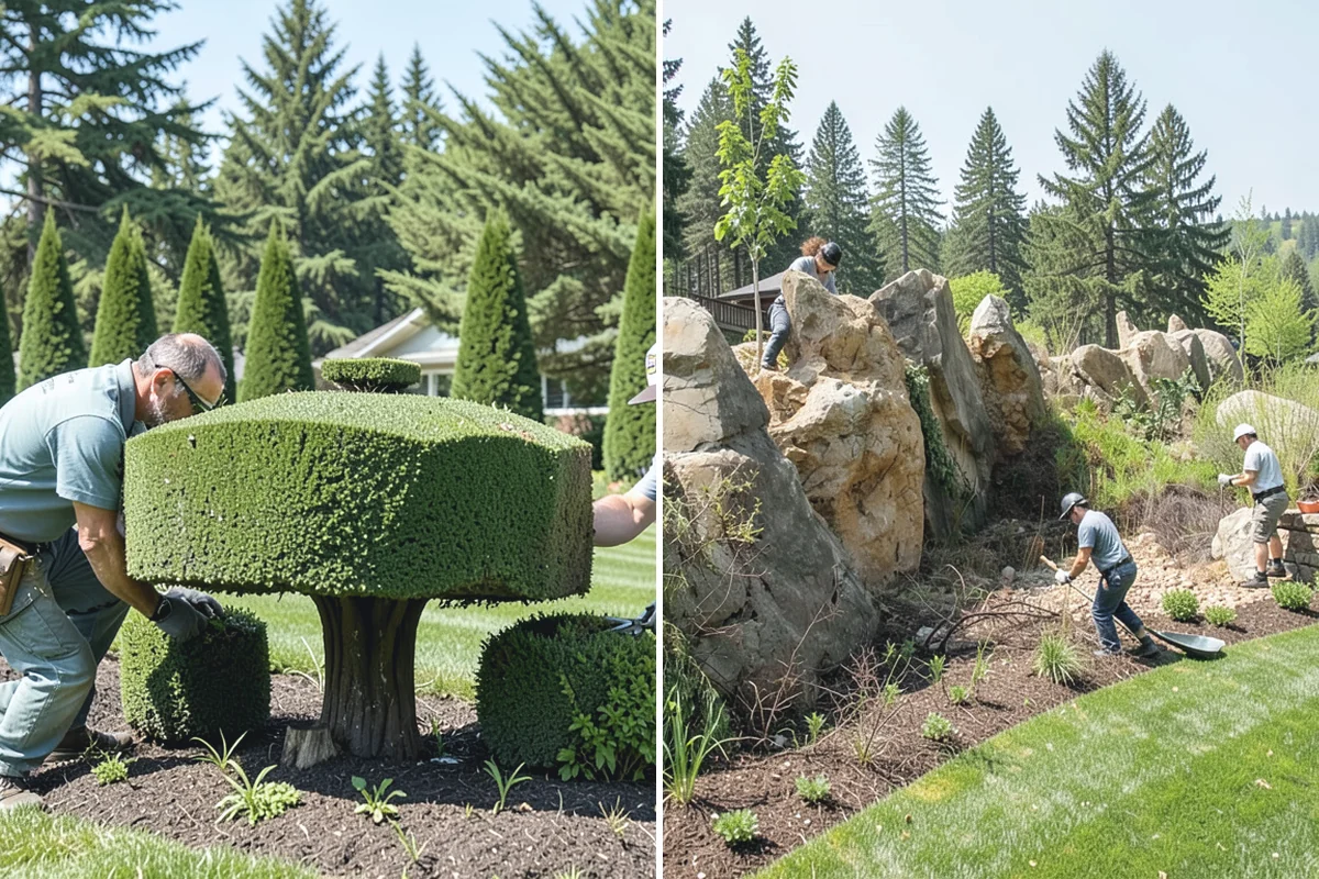 Walkway Installation in Sumner, Pierce County, WA - Lay out the path and width