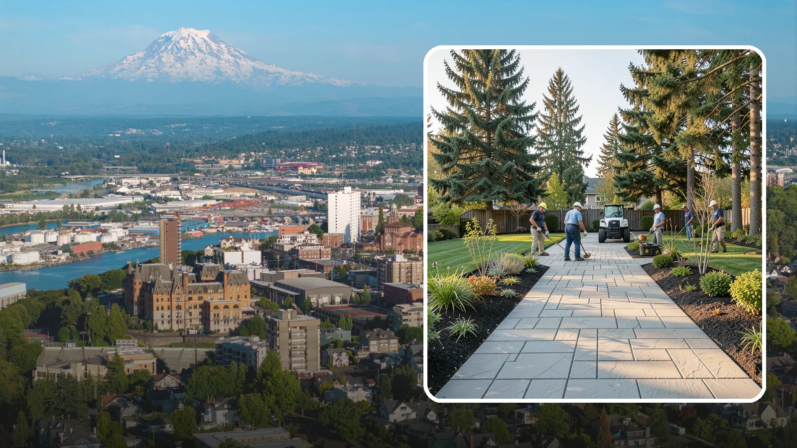 Walkway Installation in Tacoma, Pierce County, WA - Durable paver and stone walkways that connect your spaces with safe, attractive, low-maintenance paths.