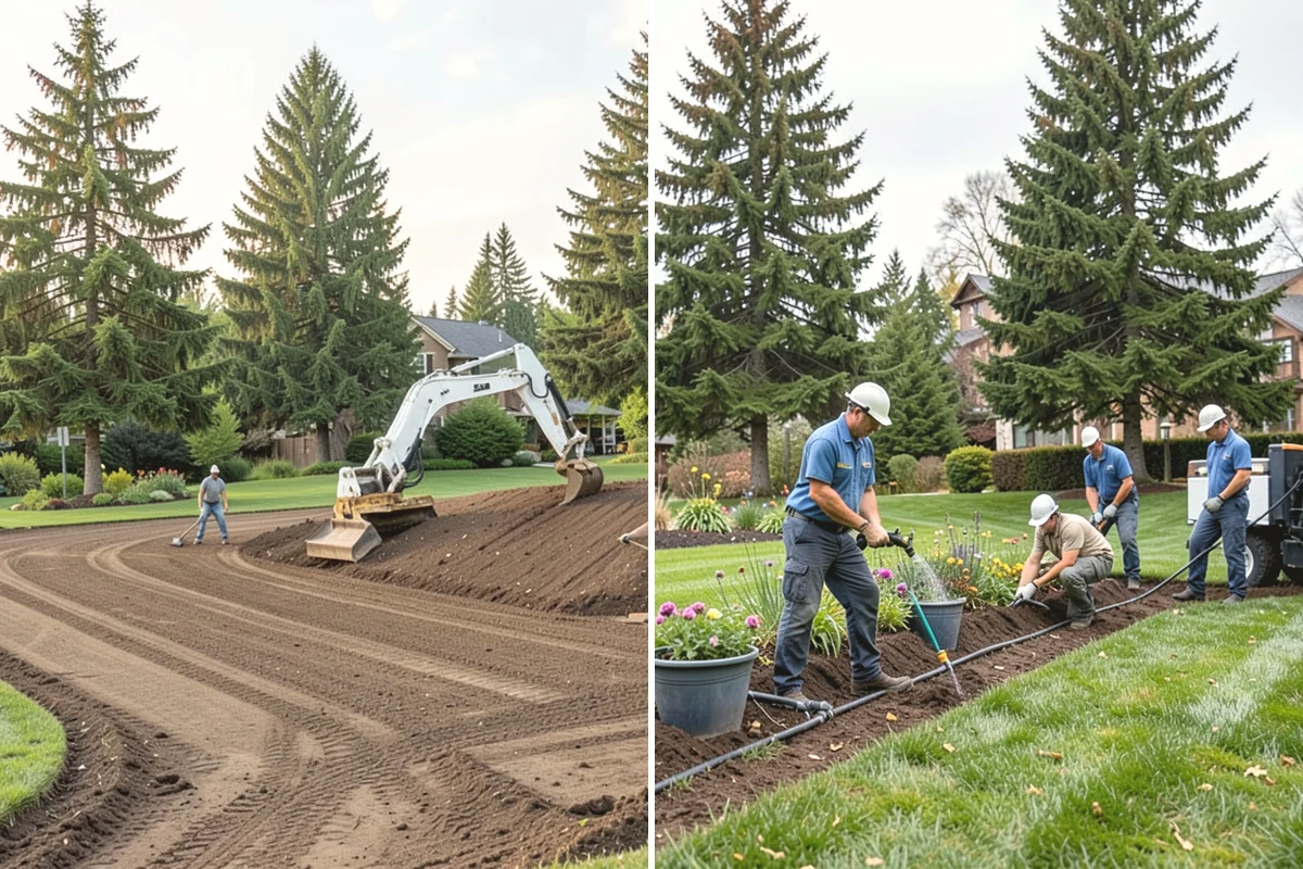 Walkway Installation in Tacoma, Pierce County, WA - Lay out the path and width