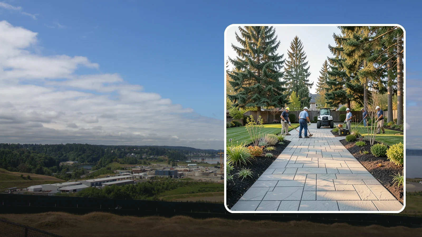 Walkway Installation in University Place, Pierce County, WA - Durable paver and stone walkways that connect your spaces with safe, attractive, low-maintenance paths.
