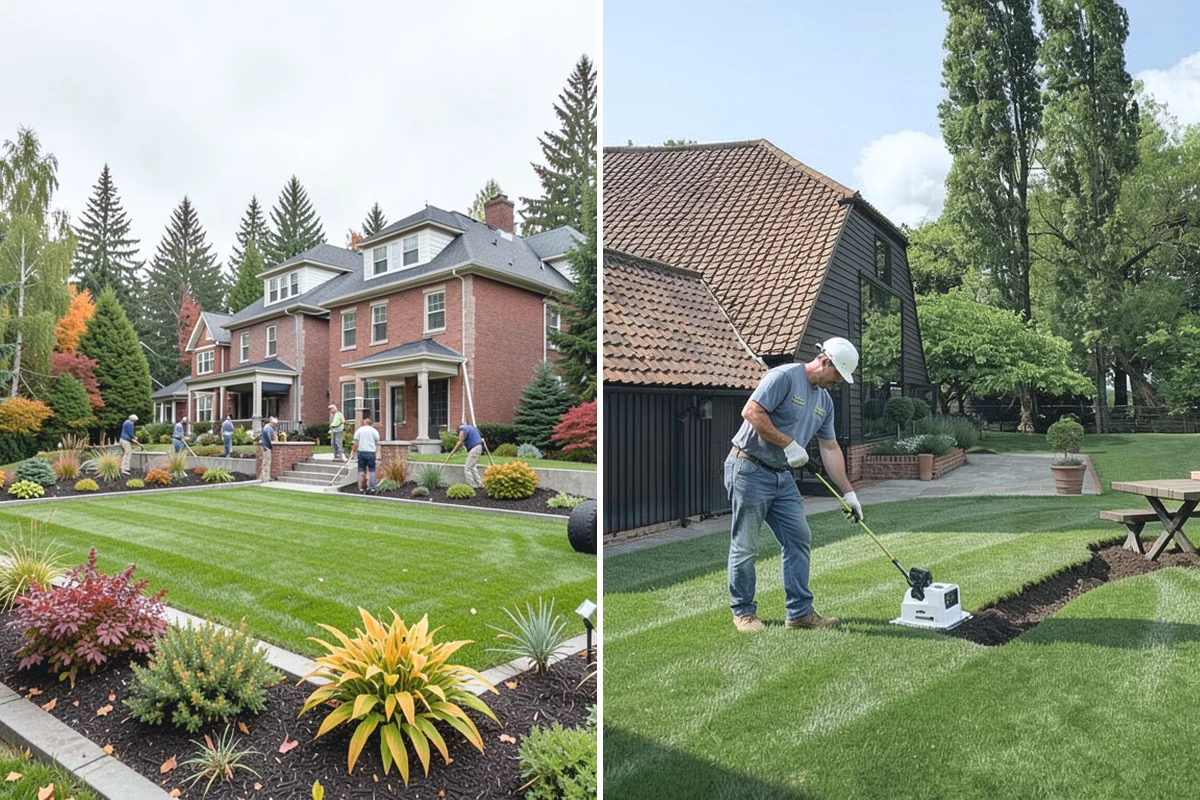 Walkway Installation in Woodinville, King County, WA - Lay out the path and width