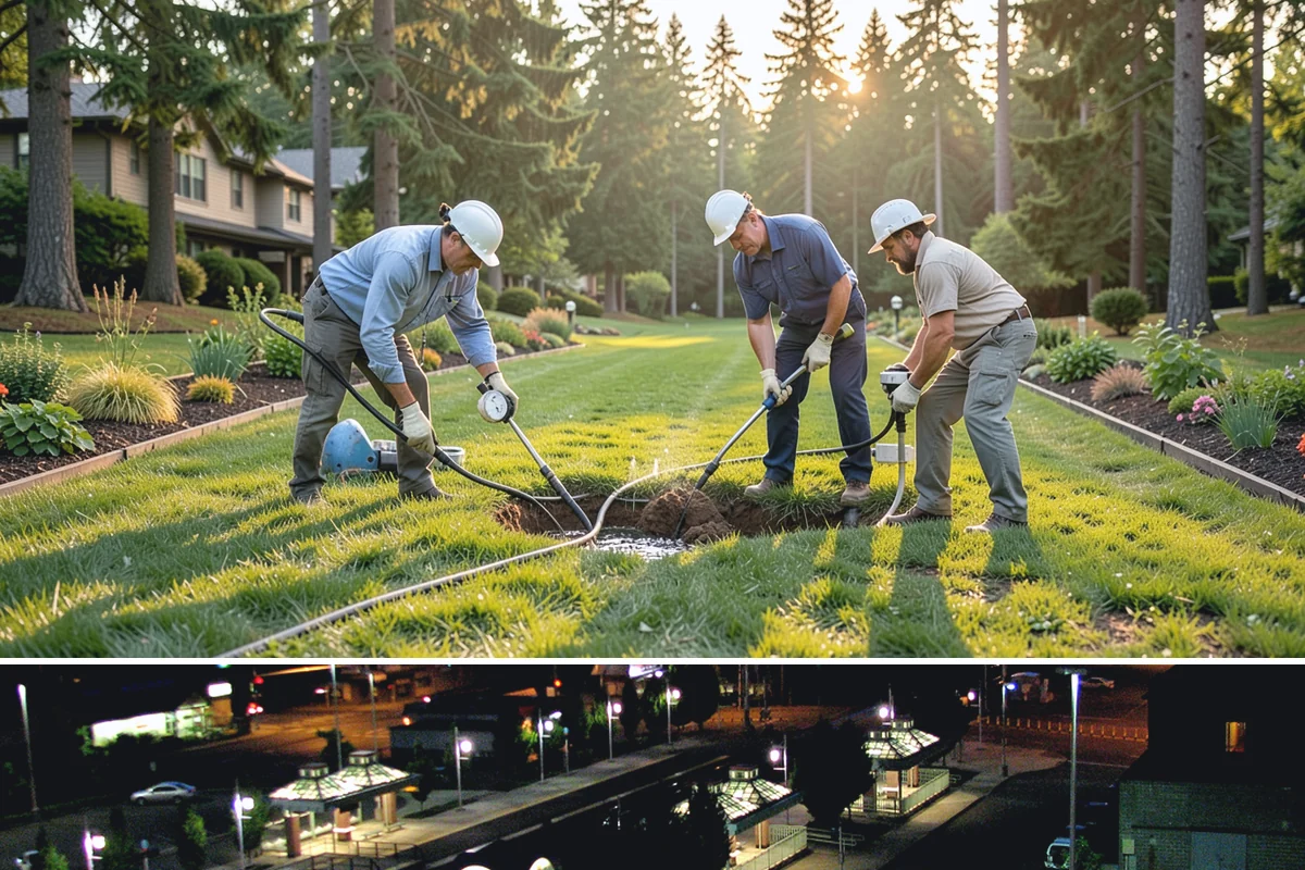 Water Feature Installation in Auburn, King County, WA - Best built spring through fall.