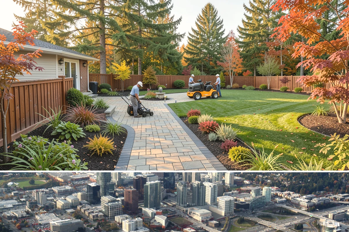 Water Feature Installation in Bellevue, King County, WA - Best built spring through fall.