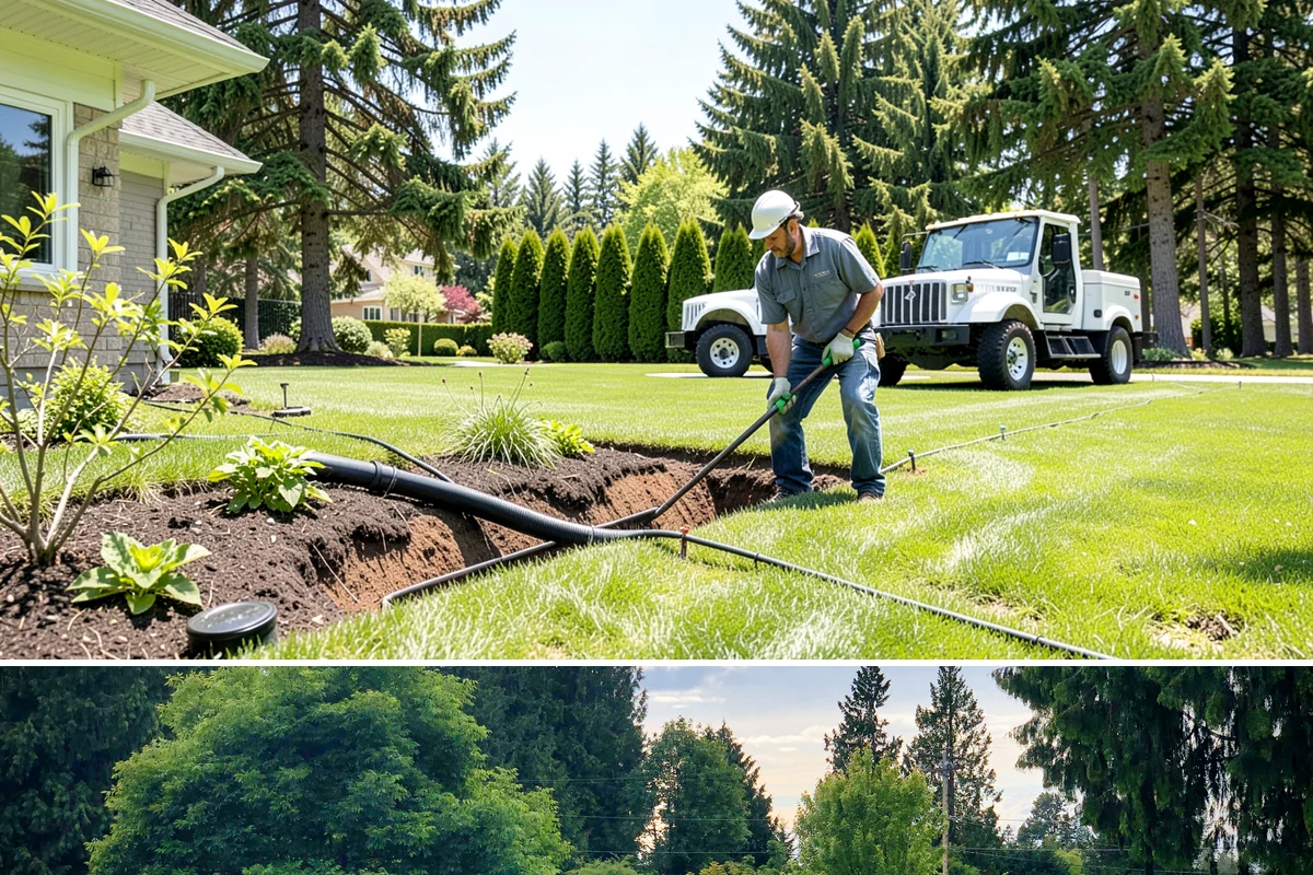 Water Feature Installation in Bonney Lake, Pierce County, WA - Best built spring through fall.