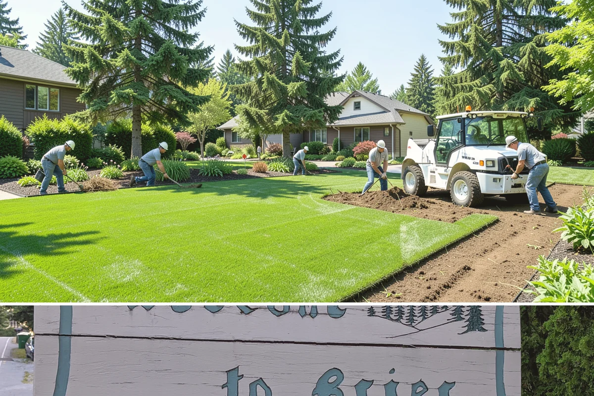 Water Feature Installation in Brier, Snohomish County, WA - Best built spring through fall.