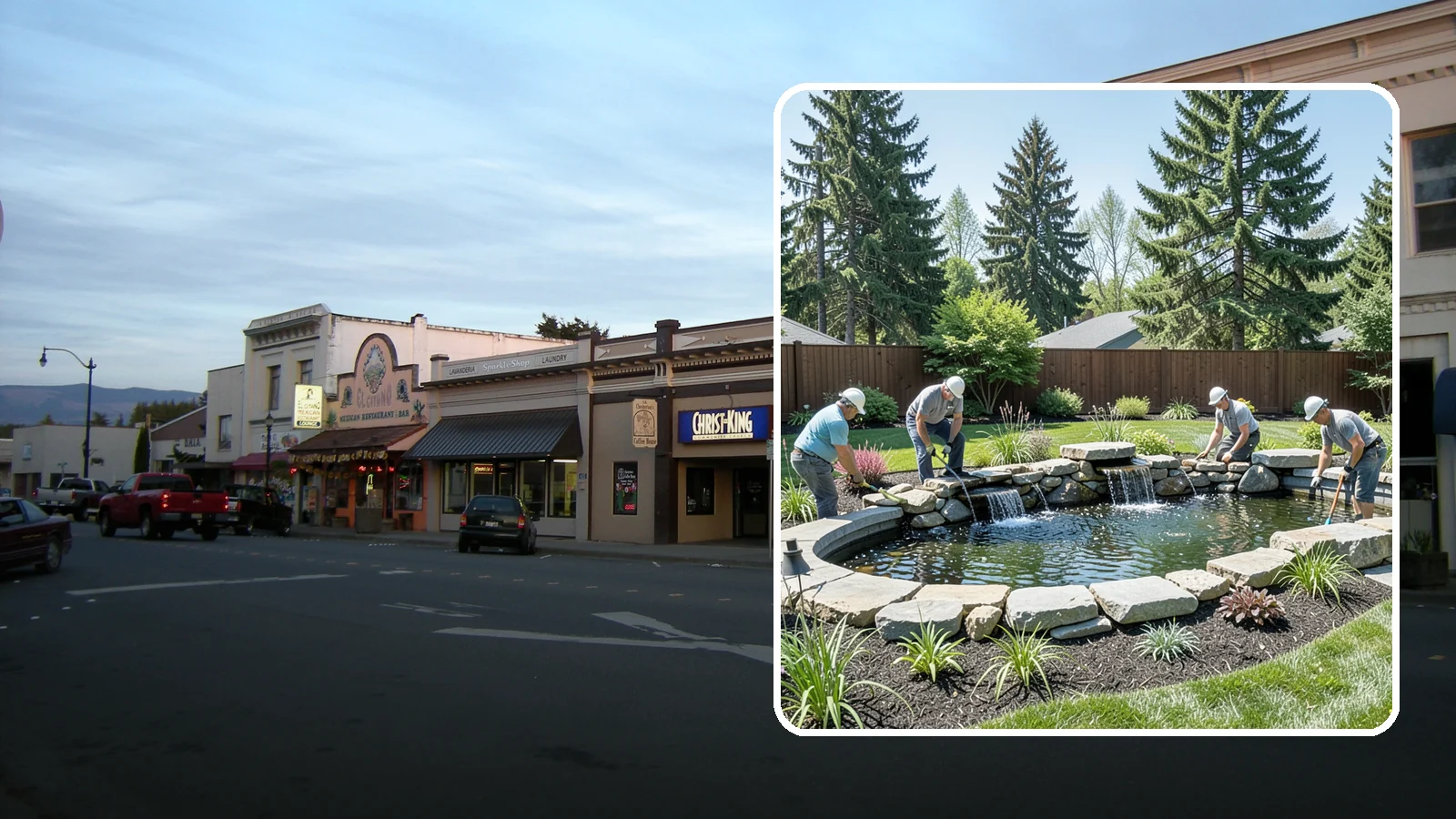 Water Feature Installation in Burlington, Skagit County, WA - Custom water features - ponds, waterfalls, and fountains - that bring sound, movement, and serenity to your yard.