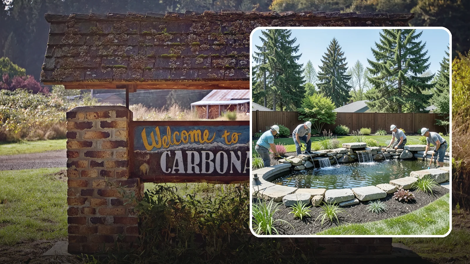 Water Feature Installation in Carbonado, Pierce County, WA - Custom water features - ponds, waterfalls, and fountains - that bring sound, movement, and serenity to your yard.