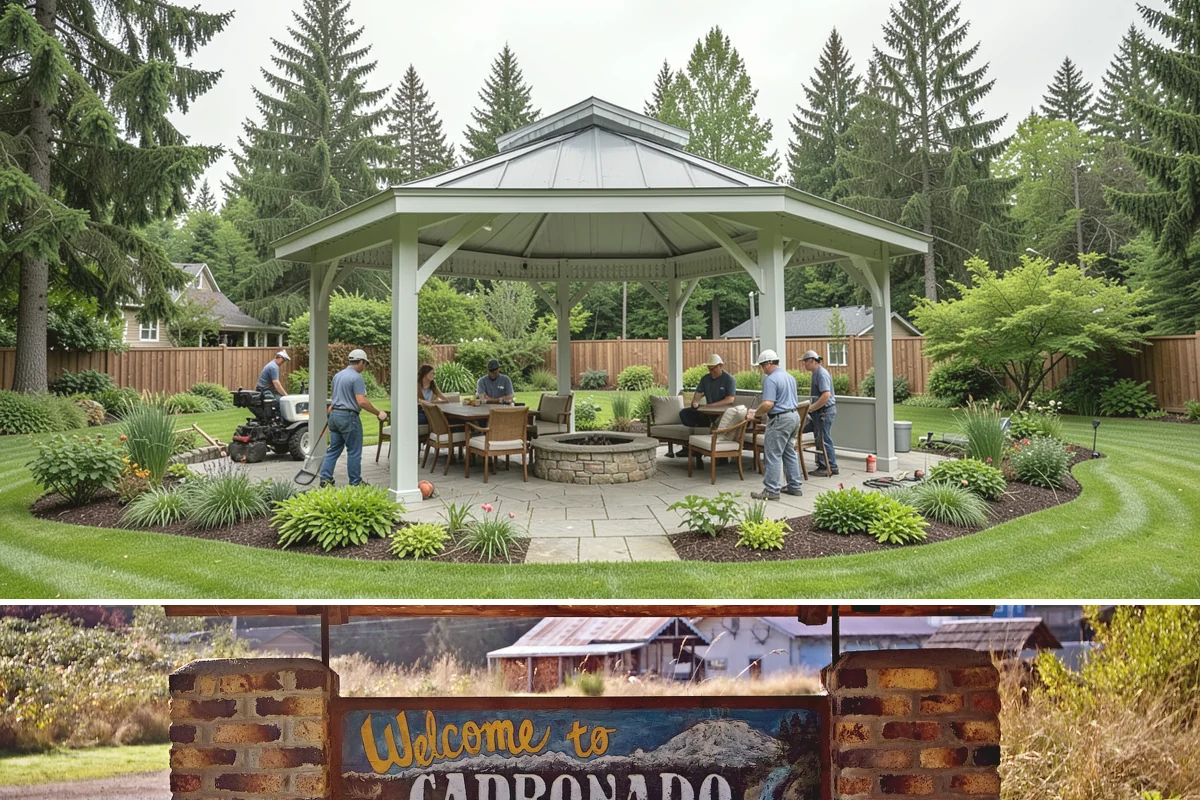 Water Feature Installation in Carbonado, Pierce County, WA - Best built spring through fall.