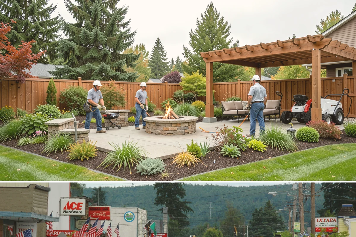 Water Feature Installation in Carnation, King County, WA - Best built spring through fall.