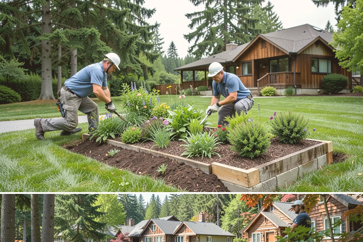 Water Feature Installation in Edgewood, Pierce County, WA - Best built spring through fall.