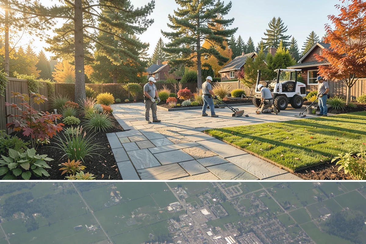 Water Feature Installation in Enumclaw, King County, WA - Best built spring through fall.